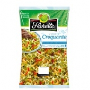 Florette Lassiette Croquante :chou blanc, carotte, frisée, poivron rouge