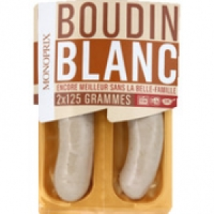 Monoprix Boudins blancs