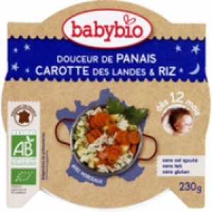 Monoprix Babybio Douceur de panais et carotte-riz, dès 12 mois, certifié AB