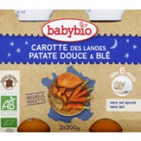 Monoprix Babybio Blé et légumes variés, dès 6 mois, certifié AB