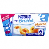 Monoprix Nestlé Dessert lacté à labricot, dès 6 mois