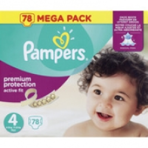 Pampers Couches Taille 4 Maxi 7-18 kg