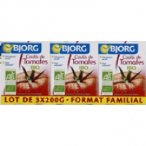 Monoprix Bjorg Coulis de Tomates bio