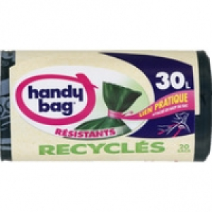 Handy Bag Sacs poubelle à liens recyclés 30L