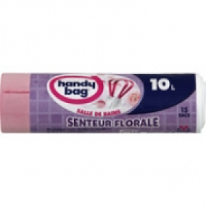 Handy Bag Sac poubelle spécial salle de bain senteur florale