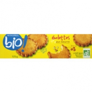 Monoprix Bio Galettes pur beurre, certifié AB
