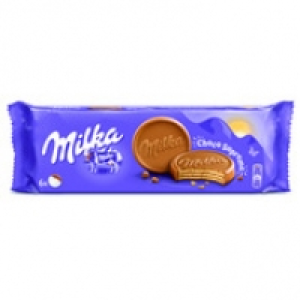 Milka Gaufrette enorobée de chocolat au lait du pays alpin et fourrée goût c