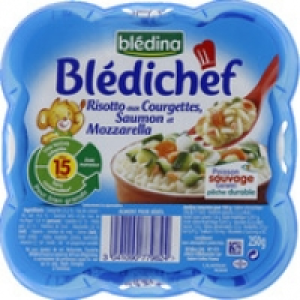 Monoprix Blédina Risotto aux courgettes, saumon et mozzarella, dès 15 mois