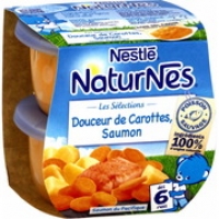 Monoprix Nestlé Douceur de carottes et saumon sauvage
