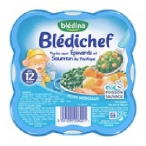 Monoprix Blédina Epinards tendres et saumon, dès 12 mois