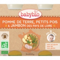 Monoprix Babybio Jambon et légumes, dès 8 mois, certifié AB