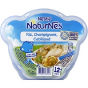 Monoprix Nestlé Naturnes riz champignon cabillaud