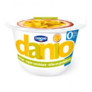 Danio Spécialité laitière sur lit de fruits de la passion sucré