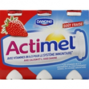 Monoprix Actimel Yaourts à boire, fraise