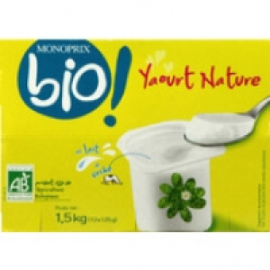 Monoprix Bio Yaurt nature