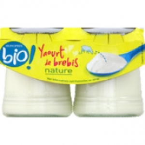 Monoprix Bio Yaourts de brebis natures, certifié AB