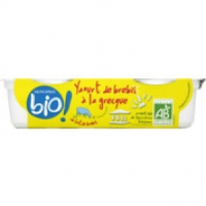 Monoprix Bio Yaourt de brebis à la grecque, certifié AB