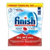 Monoprix Calgonit Finish - tout en 1 all in one max x61 power & pure format familial