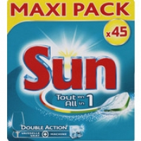 Monoprix Sun Tablettes lave-vaisselle, formule Clean Boost, sans phosphate, maxi pa