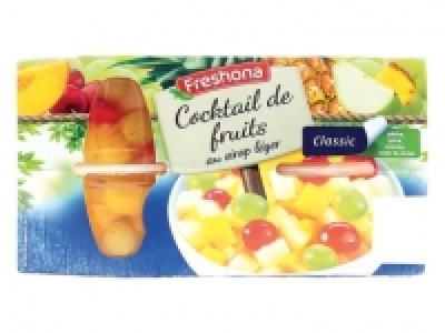 Cocktail de fruits au sirop léger