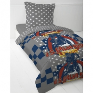 Parure housse de couette coton RACER 19.99&nbsp;&euro;