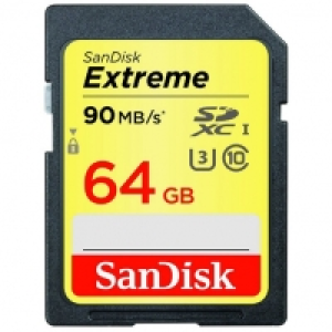 Sandisk Carte SDXC 64 Go Extrême - Carte mémoire