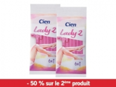 6 rasoirs jetables pour femme