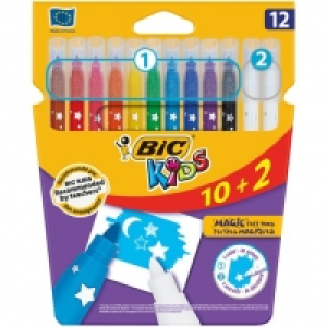 Feutres x12 dont 2 feutres magiques - kids 3.29&nbsp;&euro;