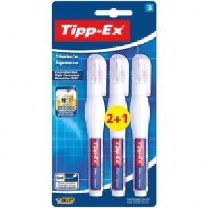 Lot de 2+1 stylos correcteur Tipp Ex ShakenSqueeze 8 ml 3.29&nbsp;&euro;
