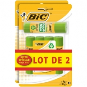 Bic Pack de 2 lots de 4 b&acirc;tons de colle Glue Stick 8g + 1 b&acirc;ton Glue Stick