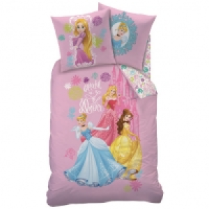 Princess Disney Parure housse de couette polycoton GRACEFULL