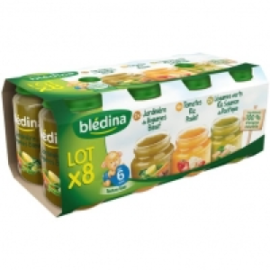 BlÉdina Légumes Riz Poulet Boeuf Saumon Dès 6 mois 200g X 8