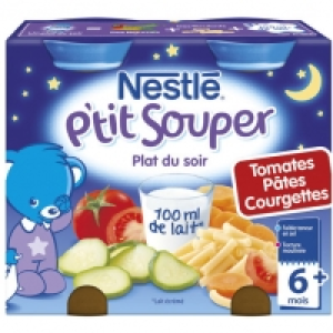 NestlÉ PTIT SOUPER Tomates - Pâtes - Courgettes Dès 6 mois 200g X 2