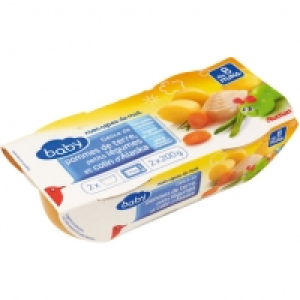 Auchan Auchan Baby Bol Pdt, Légumes, Colin DAlaska Dès 8 mois 200g X 2