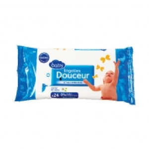 Auchan Baby Lingettes Douceur Étui De Voyage X 24