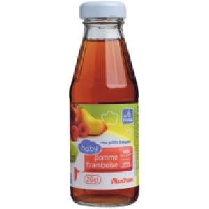 Auchan Baby Jus Pomme-Framboise Dès 6 mois 200mL