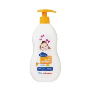 Auchan Baby Gel Lavant Corps Cheveux Flacon Pompe 750mL