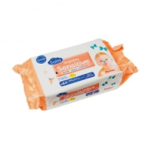Auchan Baby Lingettes Bébé Sensitive Au Lait, Recharge X 64