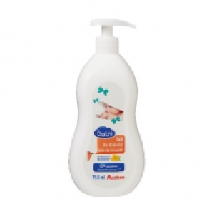 Auchan Baby Lait De Toilette Pompe 750mL