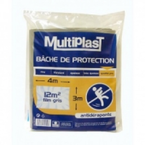 Bâche de protection, qualité pro anti dérapante 3 x 4 m 10.95 €