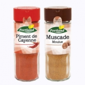Piment de Cayenne ou muscade moulue 1.29 €