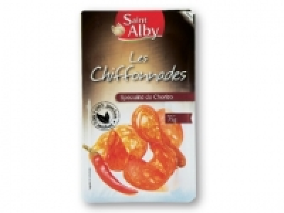 Chiffonnades sp&eacute;cialit&eacute; de chorizo 1.35&nbsp;&euro;