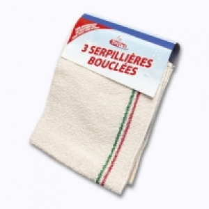 3 Serpillières bouclées 3.99 €