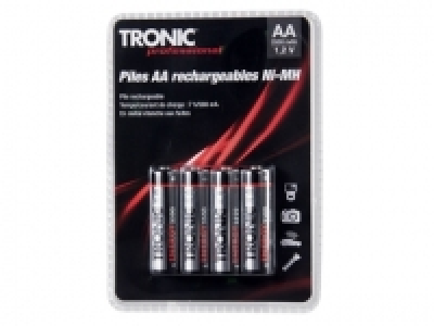 Piles rechargeables 3.49 €