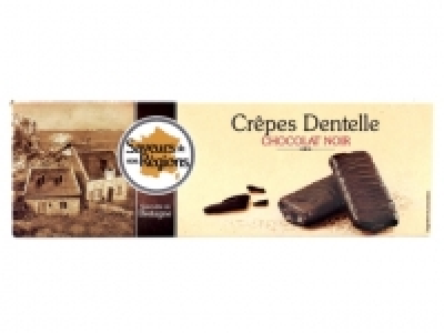 Cr&ecirc;pes dentelles au chocolat noir