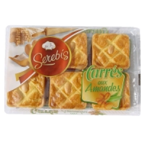 Gateaux carrés aux amandes 280g 1.88 €
