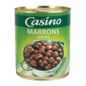 Marrons entiers 800g 4.60 €