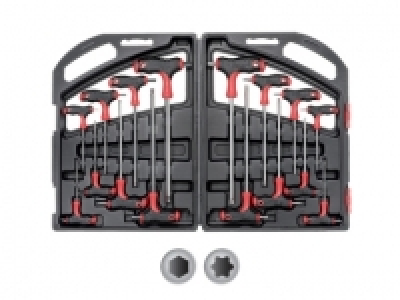 Jeu de clés six pans et étoile