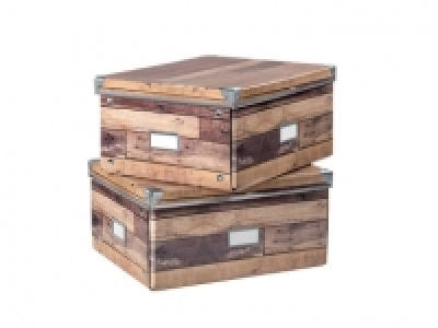 2 boîtes de rangement