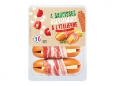 4 saucisses gourmandes à litalienne 3.79 €